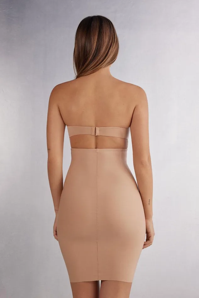 Intimissimi Slips Babydolls Women Shaping Slip In Seamless Microfiber Natural 044 8211 Honey Soft Beige
