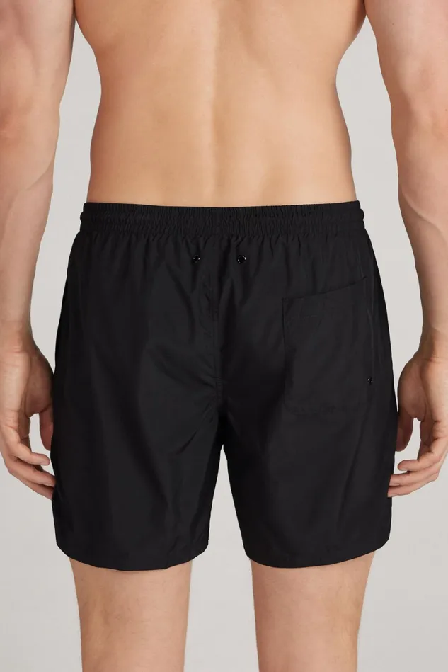 Intimissimi Swim Trunks Men Plain Swim Trunks Black 019 8211 Black