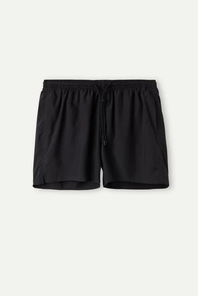 Intimissimi Swim Trunks Men Plain Swim Trunks Black 019 8211 Black