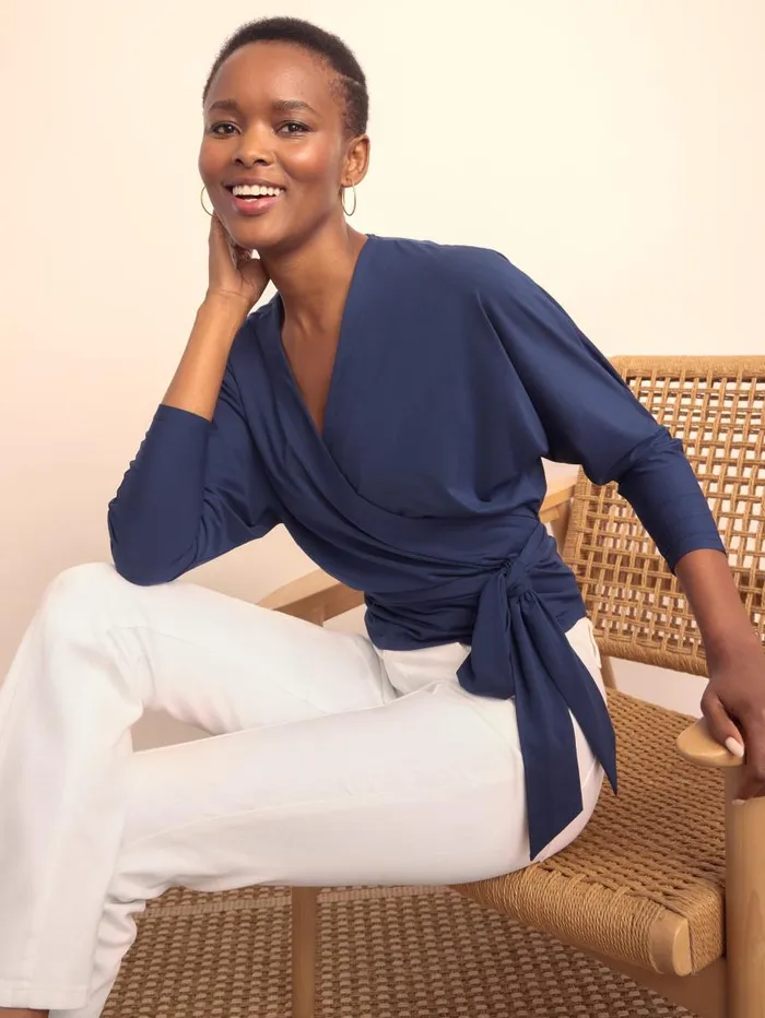 JMcLaughlin Kerrin Top Winter Navy Women Shirts and Tops