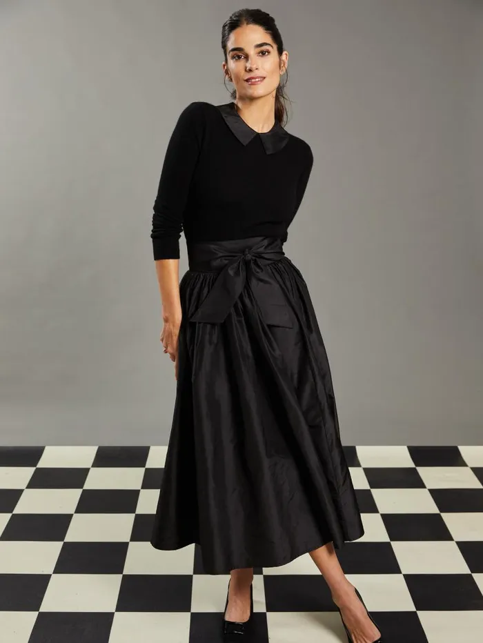 JMcLaughlin Lucy Cashmere Sweater RSVP X Steven Stolman Black Women Sweaters JMcLaughlin Lucy Cashmere Sweater RSVP X Steven Stolman Black Women Sweaters