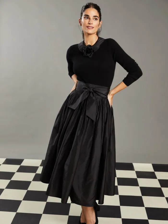 JMcLaughlin Lucy Cashmere Sweater RSVP X Steven Stolman Black Women Sweaters JMcLaughlin Lucy Cashmere Sweater RSVP X Steven Stolman Black Women Sweaters
