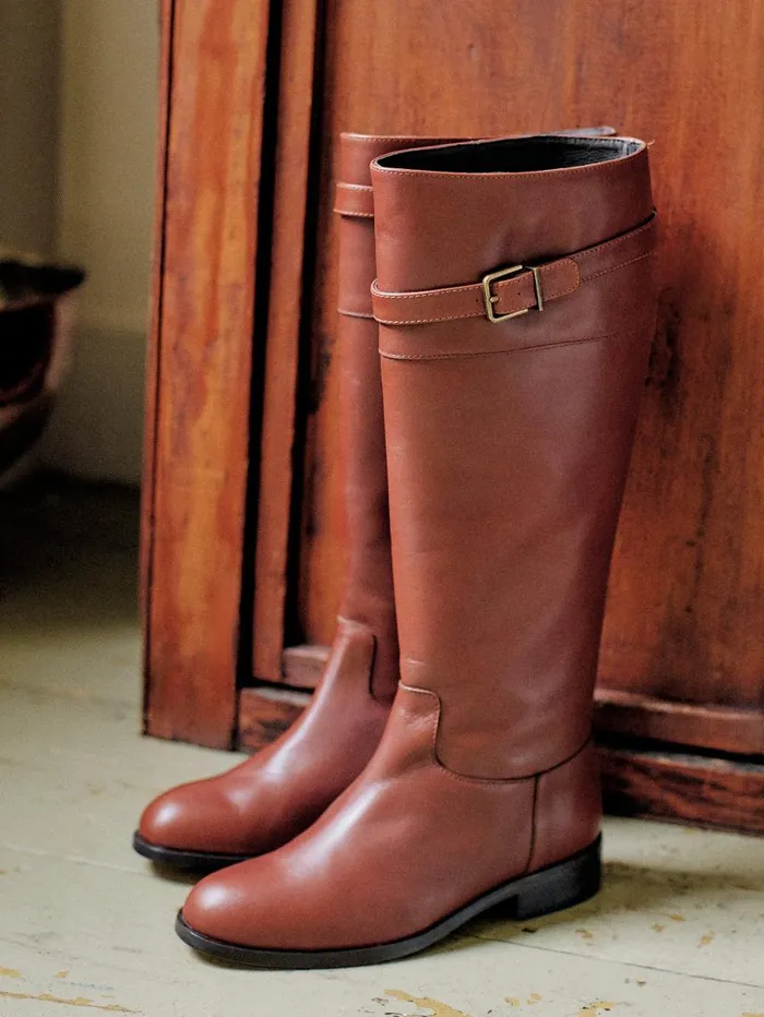 JMcLaughlin Millbrook Leather Boots Brown Women Boots