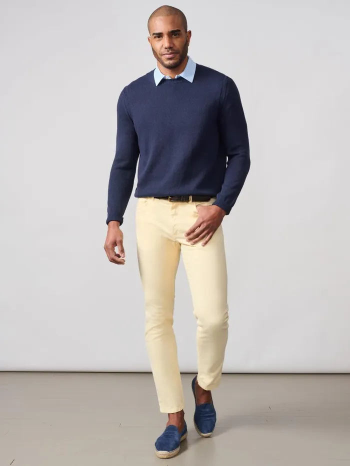 JMcLaughlin Rodrick Sweater Navy Men Sweaters JMcLaughlin Rodrick Sweater Navy Men Sweaters