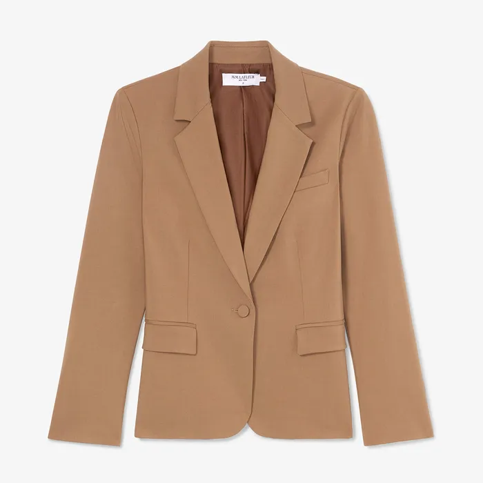 Jackets M M LaFleur Women The Yasmine Blazer 8211 Wool Twill Camel