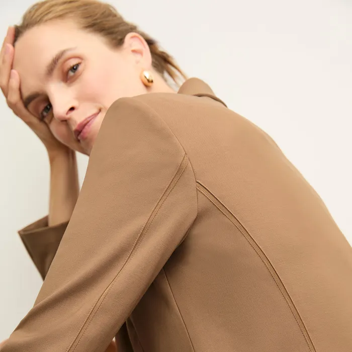 Jackets M M LaFleur Women The Yasmine Blazer 8211 Wool Twill Camel