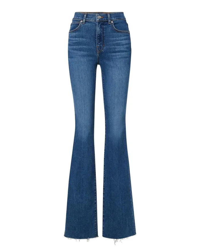 Jeans Shop Veronica Beard Cameron Bootcut Jean Raw Hem Serendipity