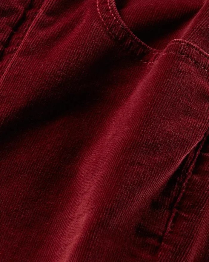 Jeans Shop Veronica Beard Cameron Corduroy Bootcut Pant Oxblood