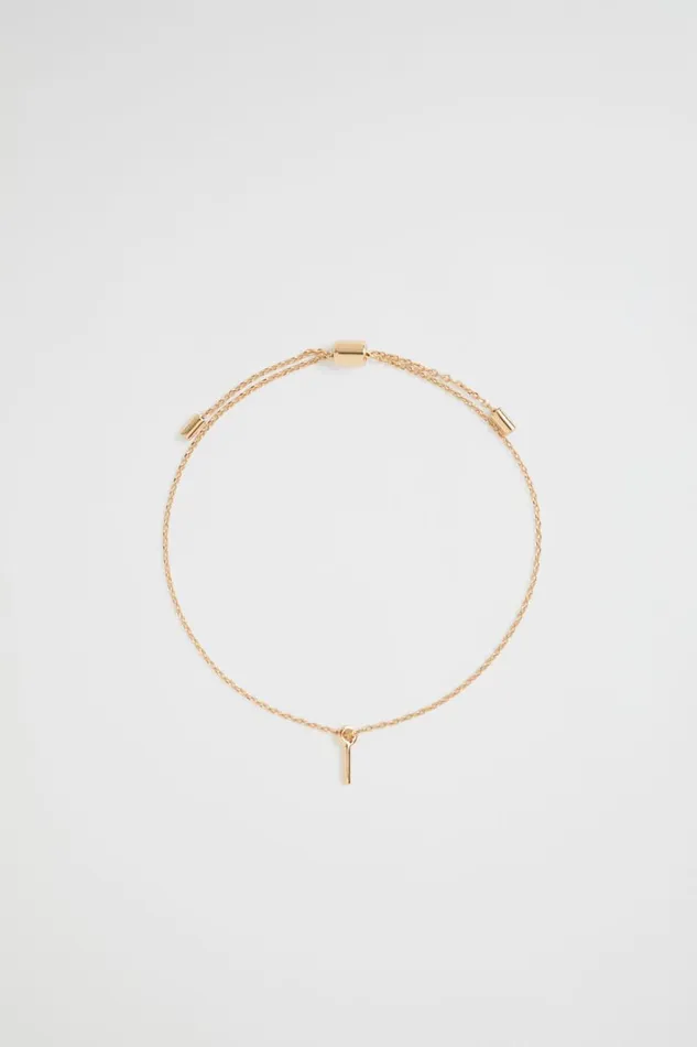 Jewellery Woman Seed Heritage Gold Initial Bracelet I