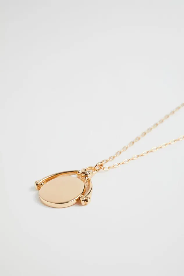 Jewellery Woman Seed Heritage Knot Spinner Necklace Gold