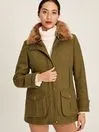 Joules Coats and Jackets Green Tweed Jacket With Removable Gilet 8211 Women