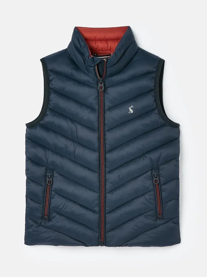 Joules Coats and Jackets Navy Blue Showerproof Gilet 8211 Boys