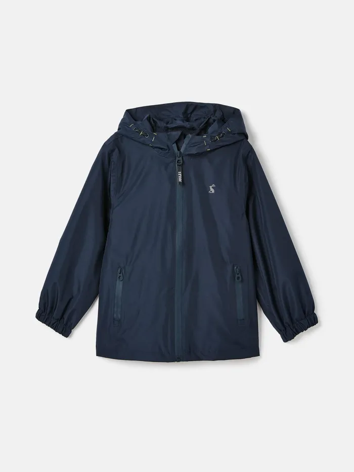 Joules Coats and Jackets Navy Blue Waterproof Packable Raincoat 8211 Boys