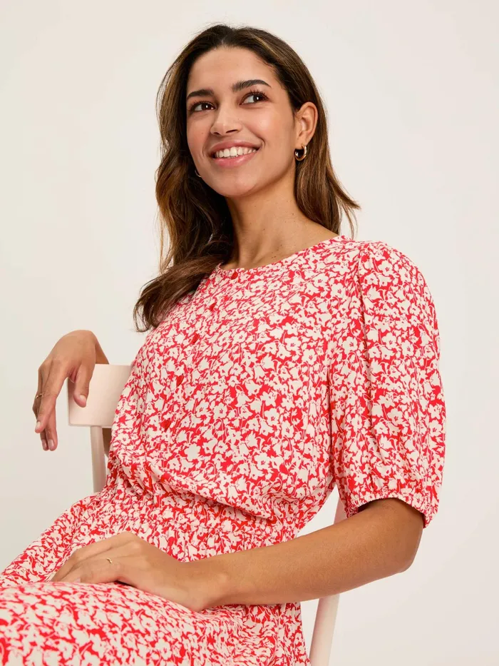 Joules Dresses Red Button Down Midi Dress 8211 Women