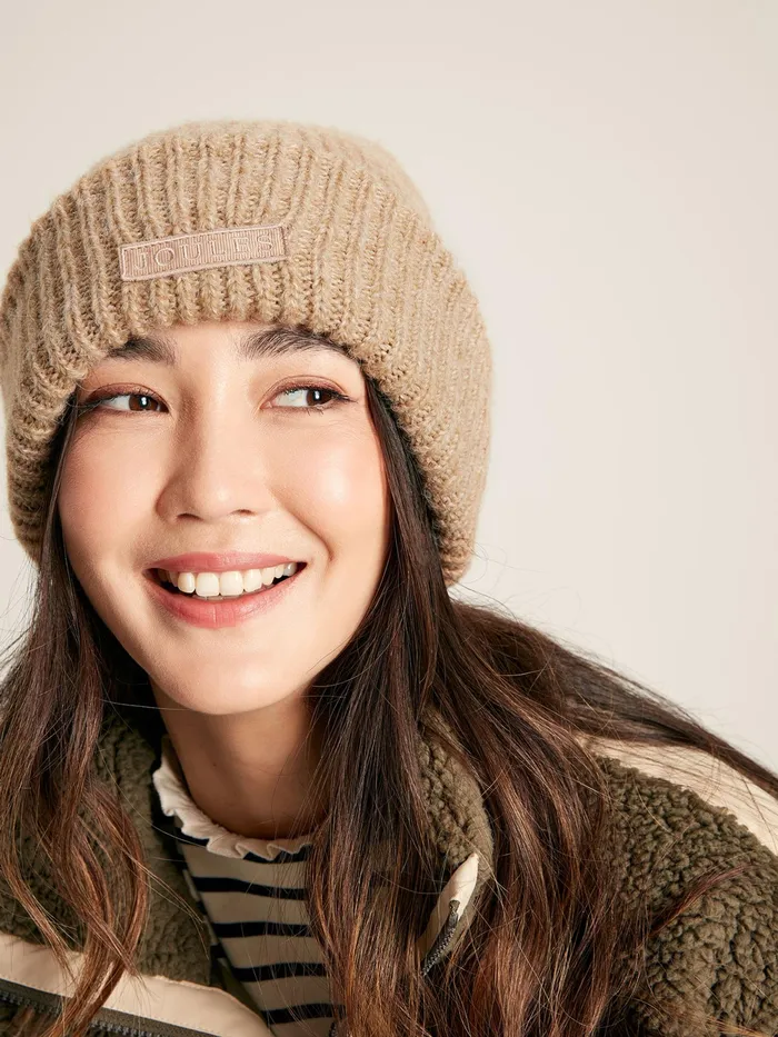 Joules Hats Oat Oversized Knitted Beanie Hat 8211 Women