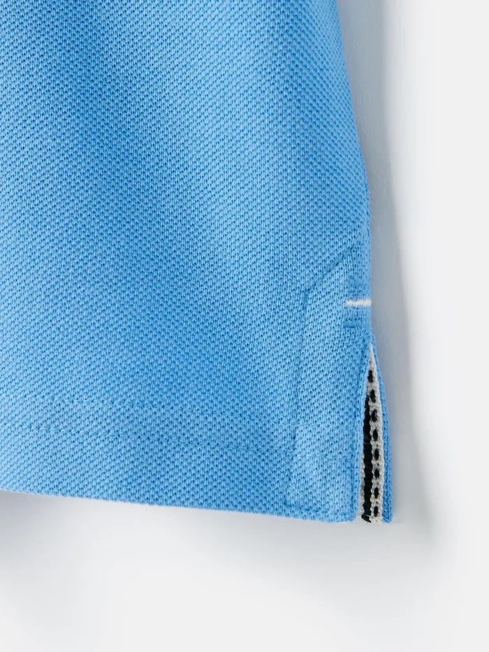 Joules Polo Shirts Blue Pique Cotton Polo Shirt 8211 Boys