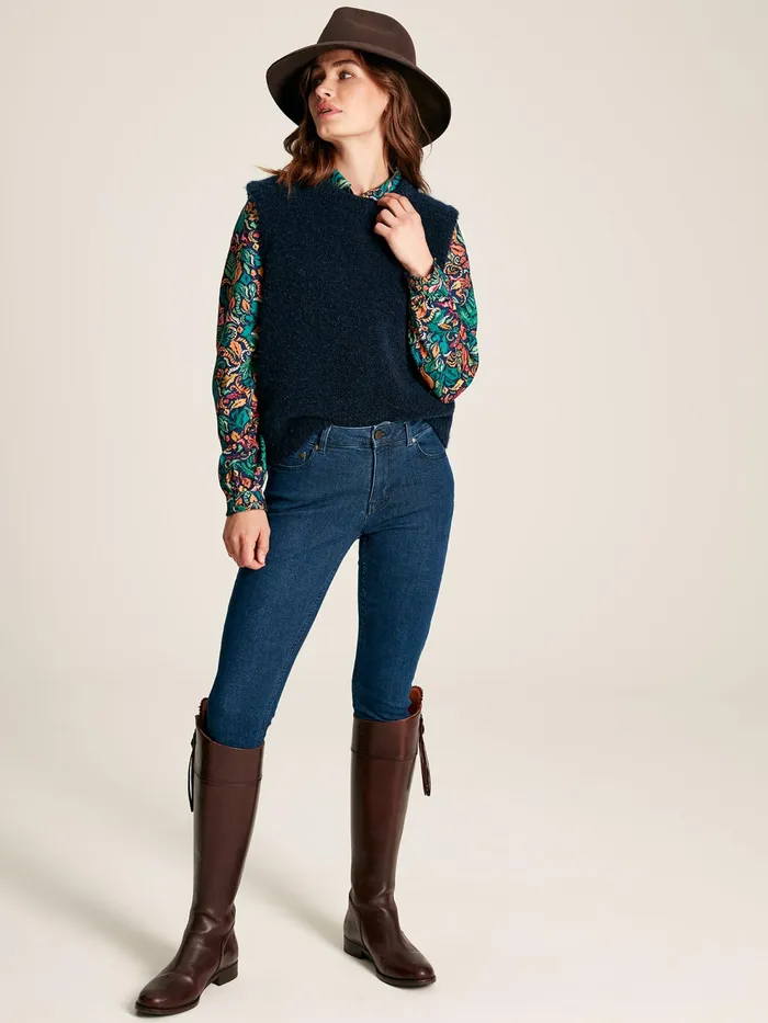 Joules Shirts and Blouses Blue Concealed Placket Shirt 8211 Women