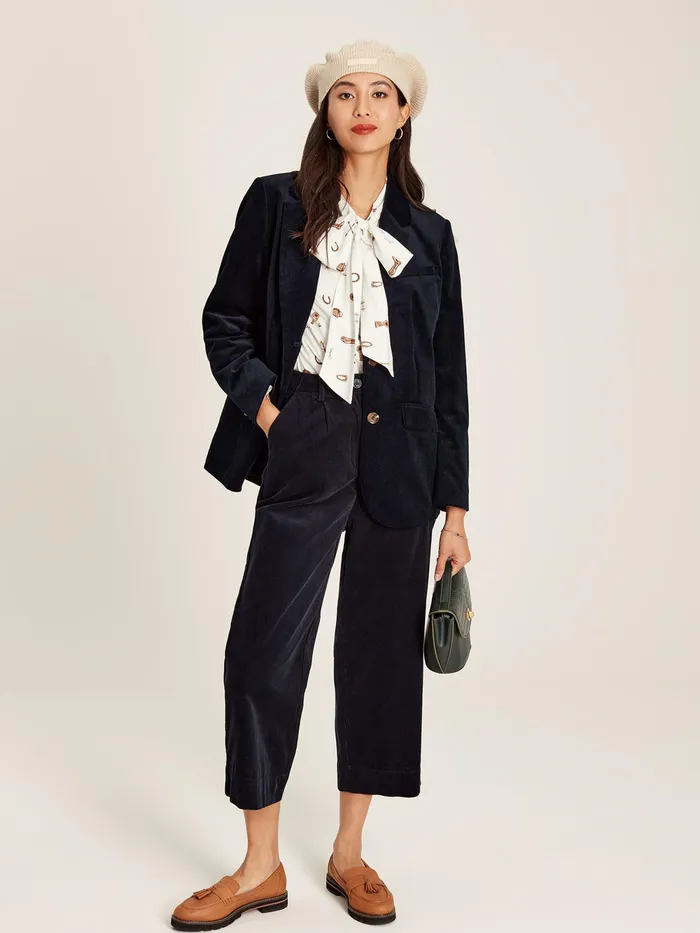 Joules Shirts and Blouses Equestrian White Tie Neck Blouse 8211 Women