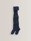 Joules Socks Next Navy Cotton Rich Cable Tights 8211 Girls
