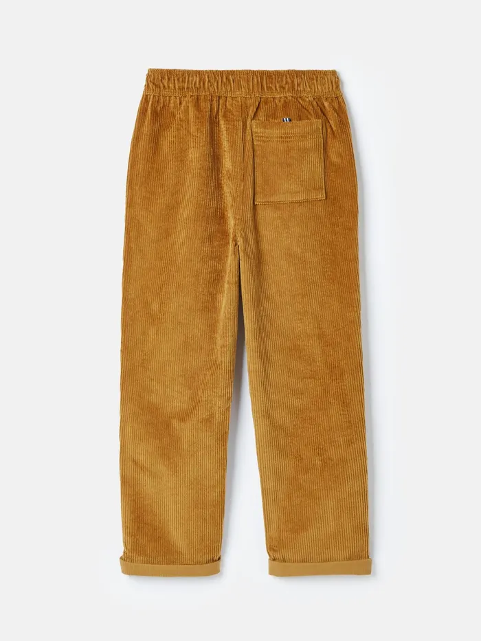 Joules Trousers Brown Elasticated Waist Corduroy Trousers 8211 Boys