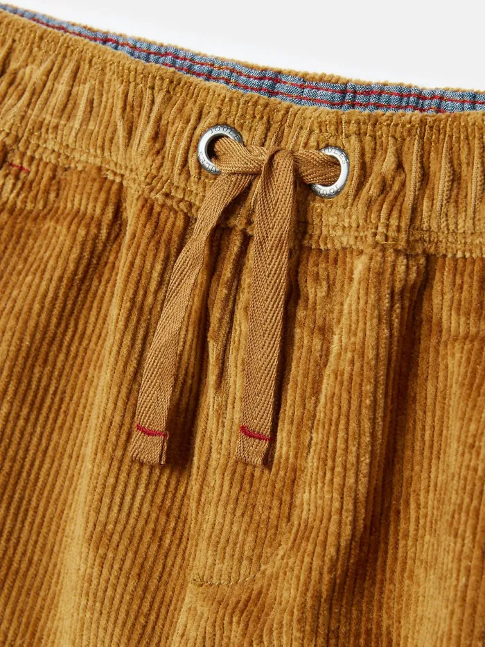 Joules Trousers Brown Elasticated Waist Corduroy Trousers 8211 Boys