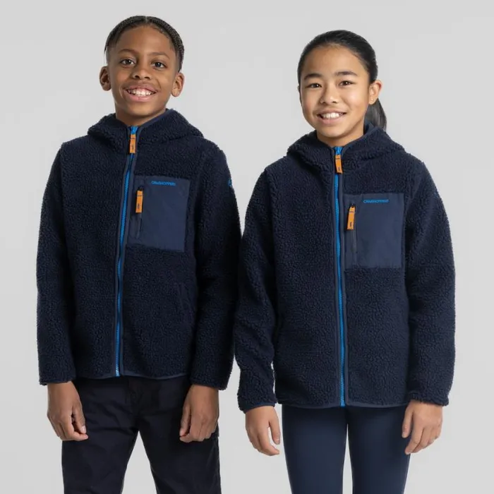 Kids Full Zip Fleece Craghoppers Blue Navy