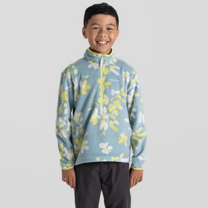 Kids Half Zip Fleece Craghoppers Kid039s Bachas Half Zip Fleece Sky Blue Print Kids Half Zip Fleece Craghoppers Kid039s Bachas Half Zip Fleece Sky Blue Print