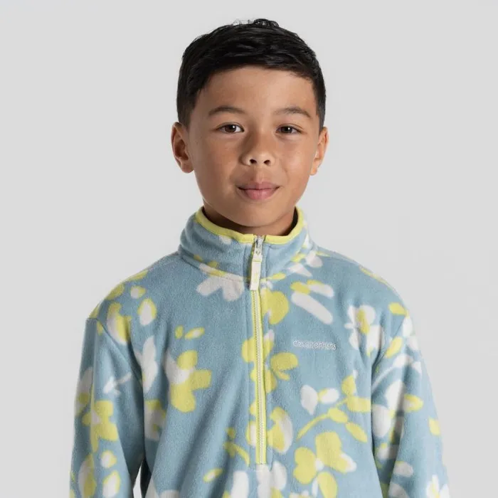 Kids Half Zip Fleece Craghoppers Kid039s Bachas Half Zip Fleece Sky Blue Print Kids Half Zip Fleece Craghoppers Kid039s Bachas Half Zip Fleece Sky Blue Print