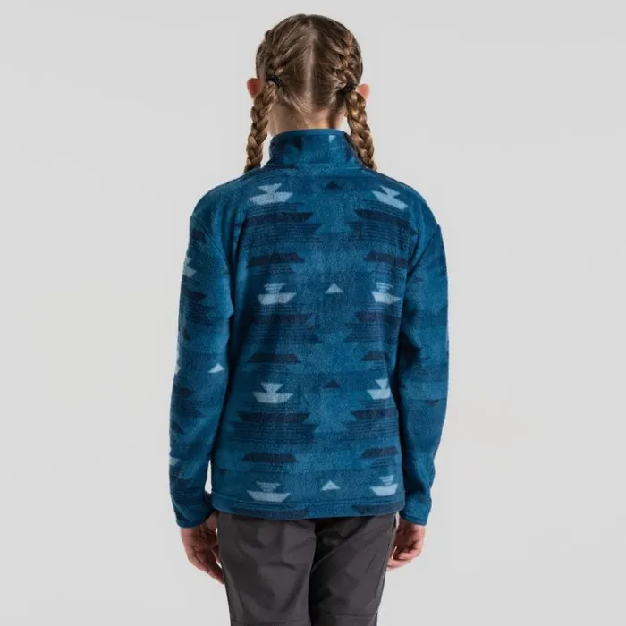 Kids Half Zip Fleece Craghoppers Kid039s Calke Half Zip Fleece Blue Navy Print Kids Half Zip Fleece Craghoppers Kid039s Calke Half Zip Fleece Blue Navy Print