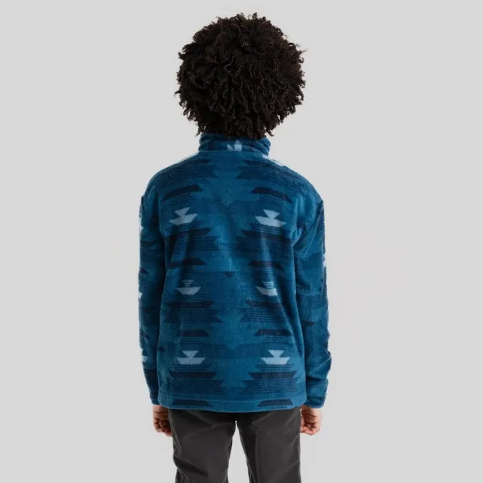 Kids Half Zip Fleece Craghoppers Kid039s Calke Half Zip Fleece Blue Navy Print Kids Half Zip Fleece Craghoppers Kid039s Calke Half Zip Fleece Blue Navy Print