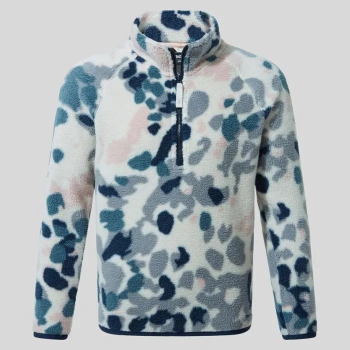 Kids Half Zip Fleece Craghoppers Kid039s Mellows Half Zip Blue Navy Print Kids Half Zip Fleece Craghoppers Kid039s Mellows Half Zip Blue Navy Print