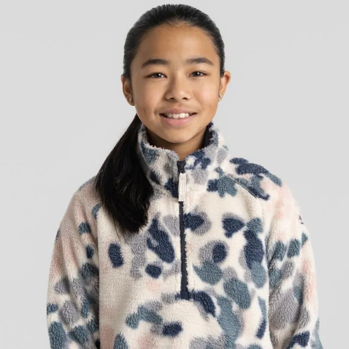 Kids Half Zip Fleece Craghoppers Kid039s Mellows Half Zip Blue Navy Print Kids Half Zip Fleece Craghoppers Kid039s Mellows Half Zip Blue Navy Print