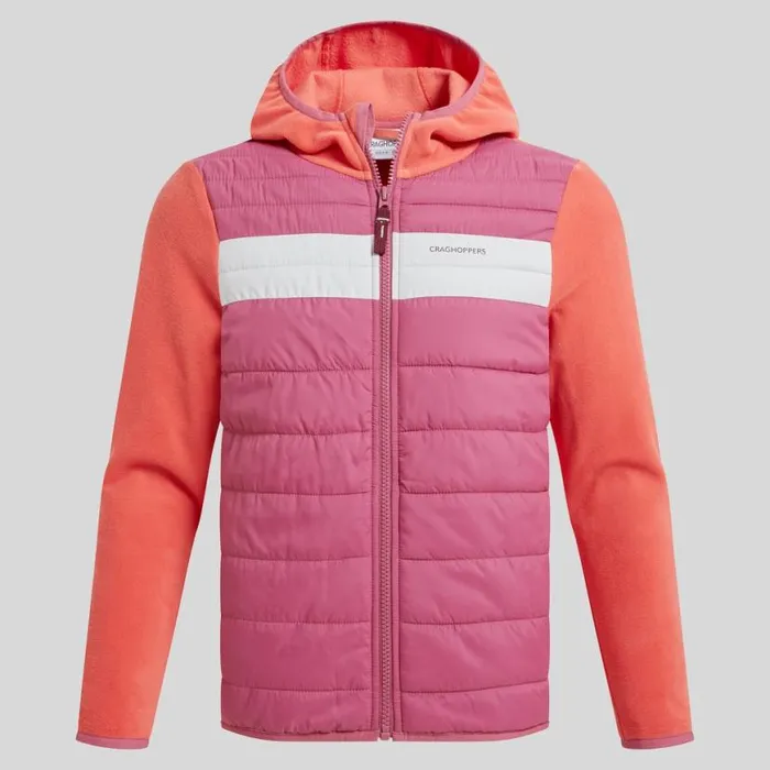 Kids Insulated Jackets Craghoppers Kid039s Arklow Hybrid Jacket Deep Coral Kids Insulated Jackets Craghoppers Kid039s Arklow Hybrid Jacket Deep Coral