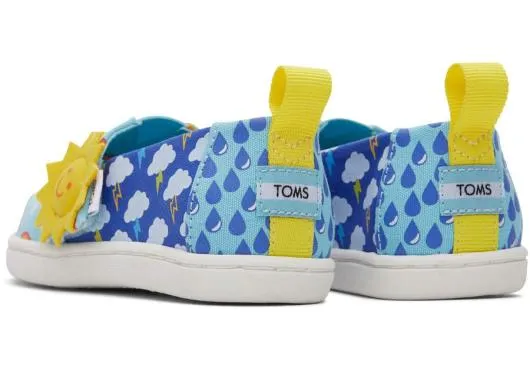 Kids KidsTiny Alpargata Glow In The Dark Weather Toddler Shoe Blue Glow TOMS Alpargatas
