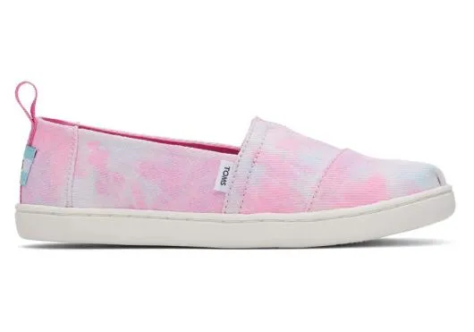 Kids KidsYouth Alpargata Multi Tie Dye Twill Pink Tie Dye TOMS Alpargatas