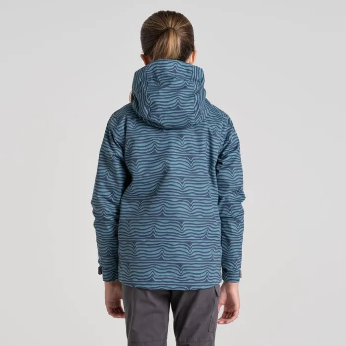 Kids Waterproof Jackets Craghoppers Kid039s Rowan Waterproof Jacket Washed Teal Print Kids Waterproof Jackets Craghoppers Kid039s Rowan Waterproof Jacket Washed Teal Print