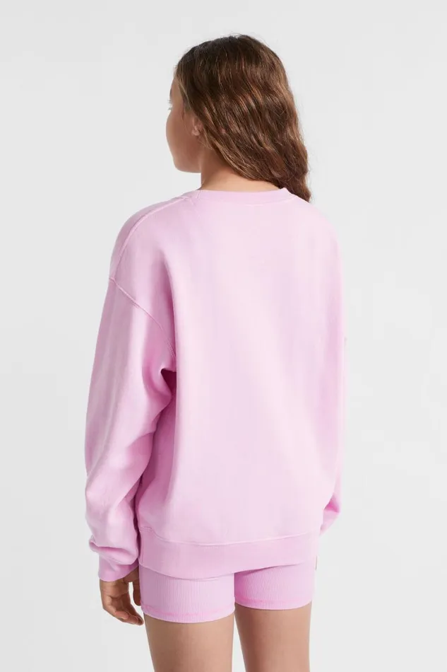 Knitwear and Sweaters Teen Girl Seed Heritage Core Relaxed Sweat Soft Orchid