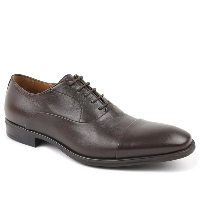 Locascio CapToe Oxford 8211 Dark Brown Men Bruno Magli Dress Shoes