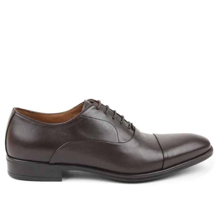 Locascio CapToe Oxford 8211 Dark Brown Men Bruno Magli Dress Shoes