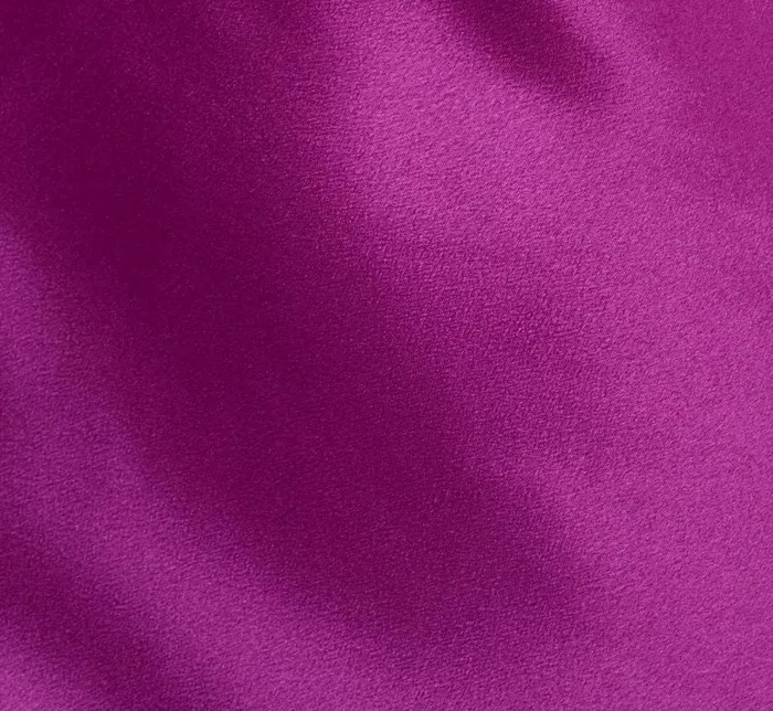 Long Dresses Womens Adrianna Papell Asymmetrical ALine Satin Gown With Rhinestone Trim In Wild Orchid