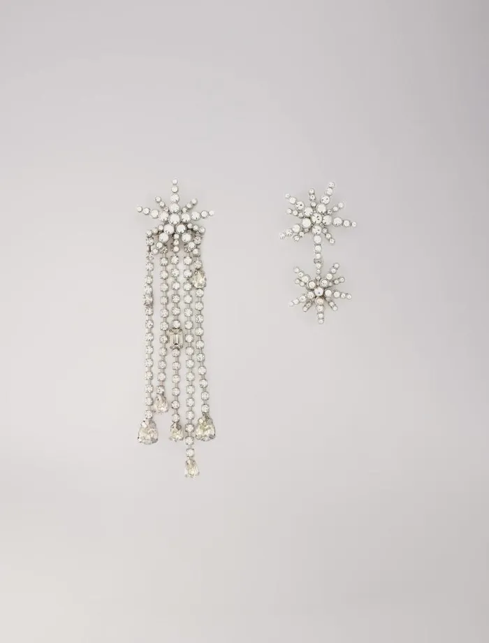 Maje Jewelry Womens Star Strassearings Crystal