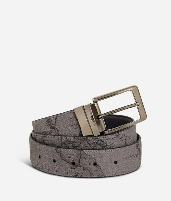 Man Belts Alviero Martini Belt Leather Blue