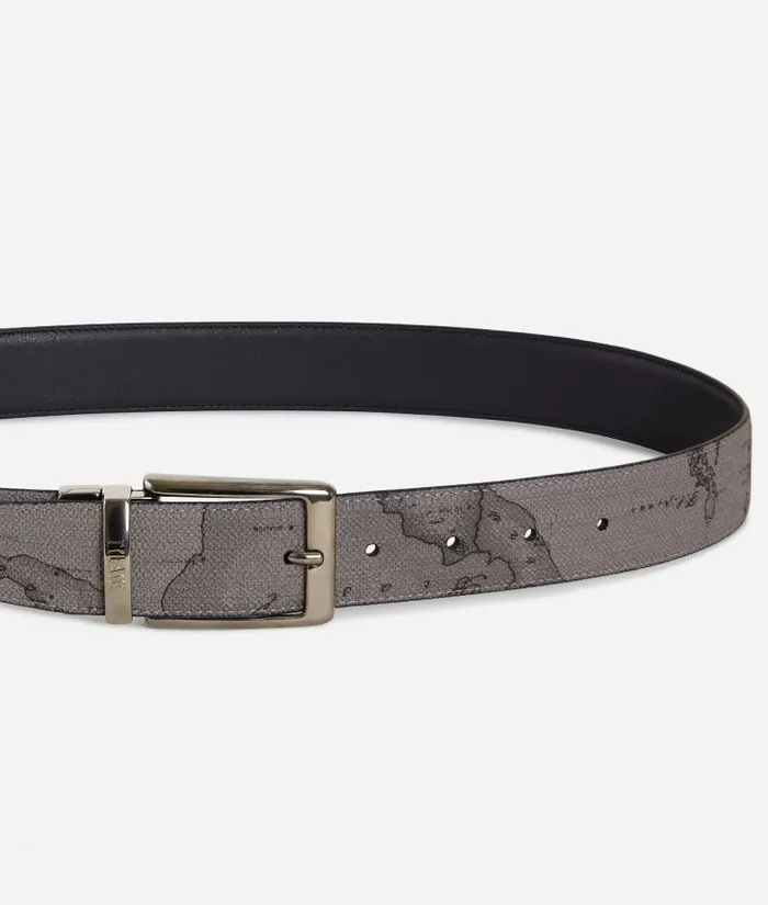 Man Belts Alviero Martini Belt Leather Blue