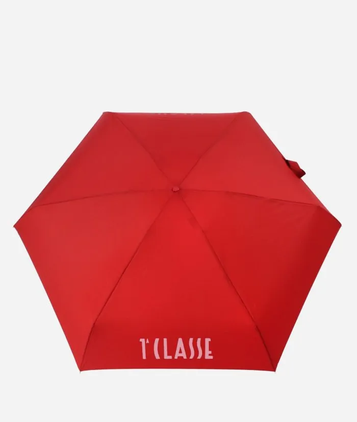 Man Umbrellas Alviero Martini 1 Classe Supermini Logo Umbrella Red