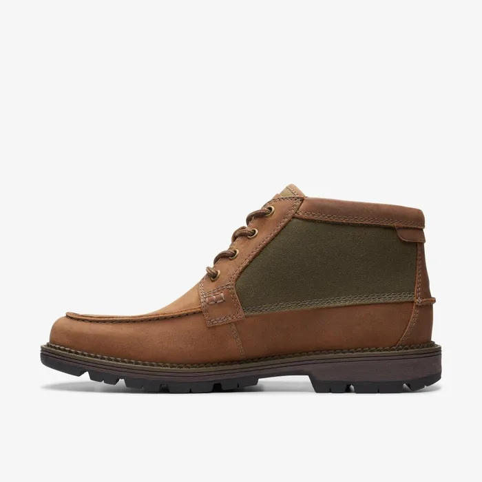 Maplewalk Moc Brown Combination Men Clarks Boots