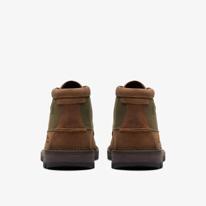 Maplewalk Moc Brown Combination Men Clarks Boots