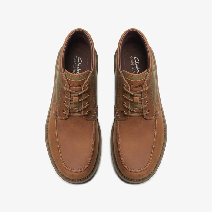 Maplewalk Moc Brown Combination Men Clarks Boots