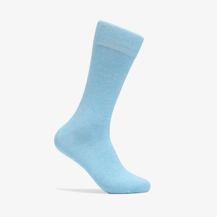 Marled Crew Sock Blue Men Clarks Accessories