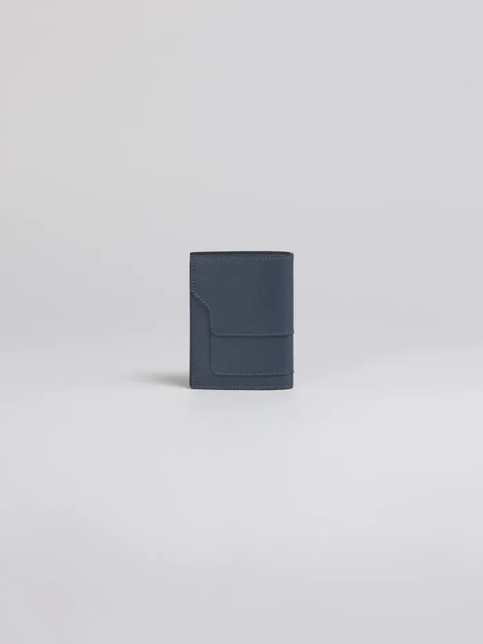 Marni Blue Saffiano Leather Bifold Wallet Orion Blue Mens Wallets and Small Leather Goods Marni Blue Saffiano Leather Bifold Wallet Orion Blue Mens Wallets and Small Leather Goods
