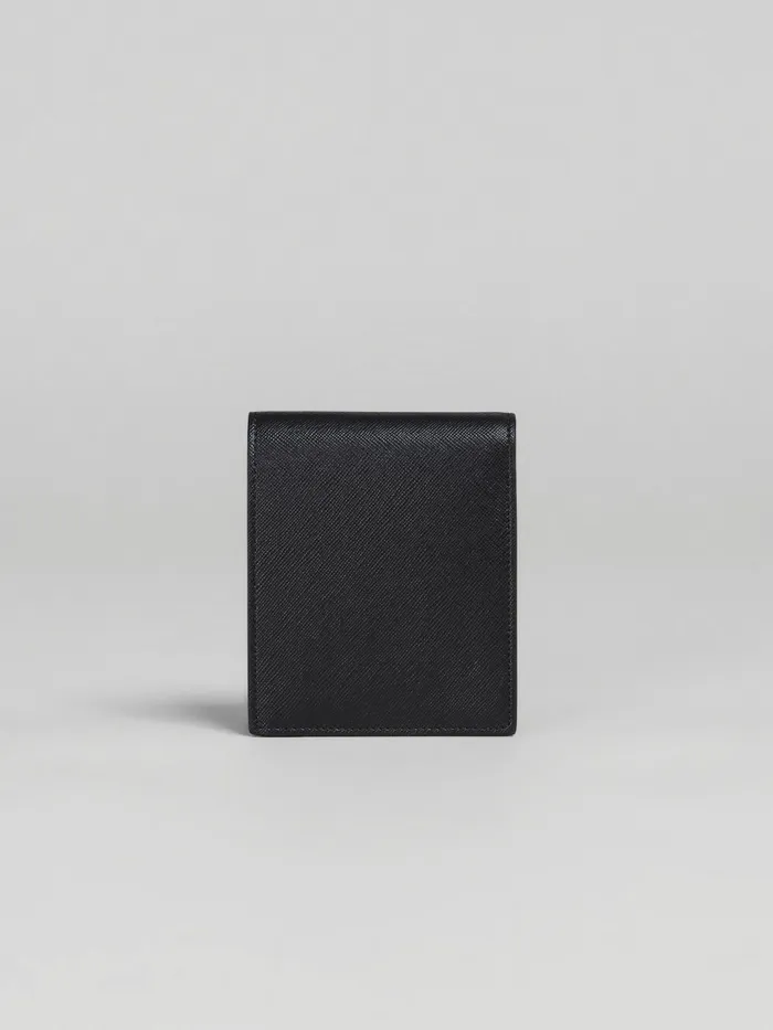 Marni Saffiano Leather Bifold Wallet Black Mens Wallets and Small Leather Goods Marni Saffiano Leather Bifold Wallet Black Mens Wallets and Small Leather Goods